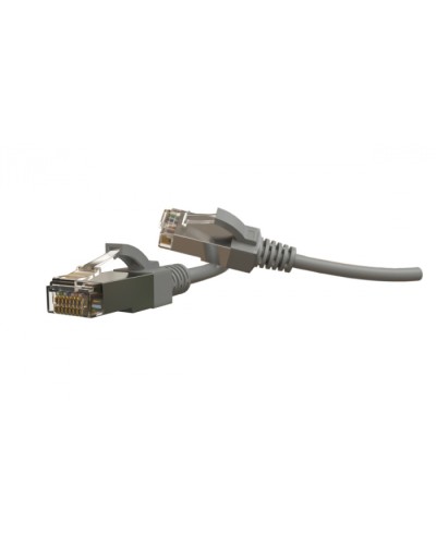 Патч-корд S/FTP Hyperline (PC-LPT-SFTP-RJ45-RJ45-C6-5M-LSZH-GY) в Назрани Патчкорды (медные) Pintop.ru