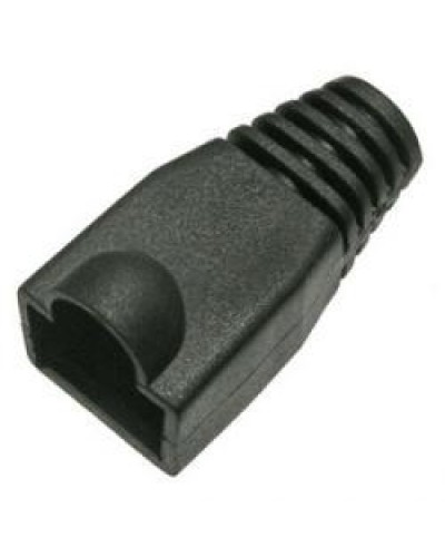 Колпачки защитные для кабеля 6,0мм cat.5, на соединение коннектора с кабелем (черный) TWT TWT-BO-6.0-BK/100 в Назрани Коннекторы Pintop.ru