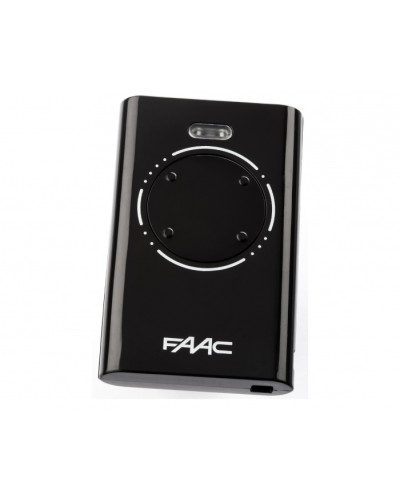 Брелок-передатчик 4-канальный Faac 7870081 (черный) в Назрани Устройства радиоуправления для шлагбаумов и автоматики Pintop.ru