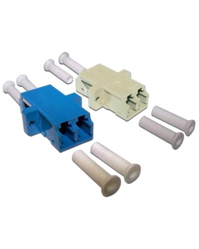 Адаптер оптический LANMASTER LC, OM4, корпус SC без фланцев, дуплексный LANMASTER LAN-2LCS/NF-AM-OM4 в Назрани Коммутационные изделия Pintop.ru