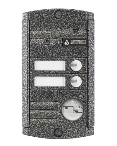 Видеопанель вызывная накладная цветная на 2 абонента с Proxy-считывателем Activision AVP-452 Proxy (PAL, антик) в Назрани Вызывные видеопанели малоабонентные Pintop.ru