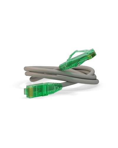 Патч-корд Hyperline PC-LPM-UTP-RJ45-RJ45-C6a-0.5M-LSZH-GY в Назрани Патчкорды (медные) Pintop.ru
