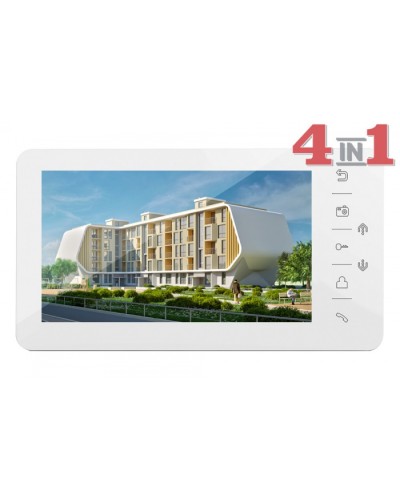 Монитор цветного видеодомофона Tantos Prime HD (White) VZ в Назрани Абонентские видеоустройства Pintop.ru