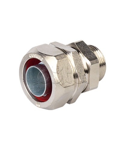 Муфта поворотная металлорукав-коробка DN 20,М25х1,5,наружная резьба DKC 6014-25G в Назрани Повороты, муфты, тройники Pintop.ru