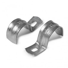 Скоба металлическая однолапковая 38-40 мм под саморез (50 шт/уп) ПожТехКабель