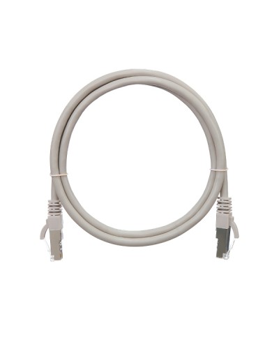 Шнур коммутационный 2хRJ45/8P8C F/UTP кат.5е (1 м) NIKOMAX (NMC-PC4SD55B-010-GY) в Назрани Патчкорды (медные) Pintop.ru