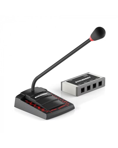 Пульт громкого оповещения STELBERRY F-742 в Назрани Микрофонные консоли и микрофоны Pintop.ru