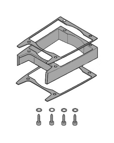 Удлинитель кожуха электродвигателя C-BXK, C-BXEK Came 119RICX043 в Назрани Запчасти для шлагбаумов и автоматики Pintop.ru