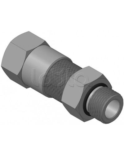 Кабельный ввод с резьбой G1/2 мм для прокладки кабеля в металлорукаве РЗ-ЦП-12, с уплотнением кабеля и проходным диаметром кабеля d=6-10 мм Спектрон КВМ-12/10-М-G1/2 в Назрани Аксессуары для кабель-канала Pintop.ru