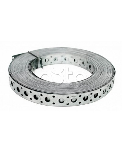 Лента монтажная перфорированная прямая для прямого монтажа ЛМП 12х0,55 (25 м.) Промрукав (PR08.3830) в Назрани Стяжки-хомуты Pintop.ru