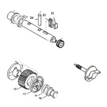 Выходной вал BX-E, BX-E241 Came 119RIBX015