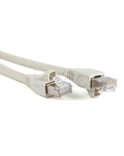 Патч-корд RJ45-RJ45, 4 пары, STP, кат.6a, LSZH (2м) Hyperline PC-LPM-STP-RJ45-RJ45-C6a-2M-LSZH-GY в Назрани Патчкорды (медные) Pintop.ru