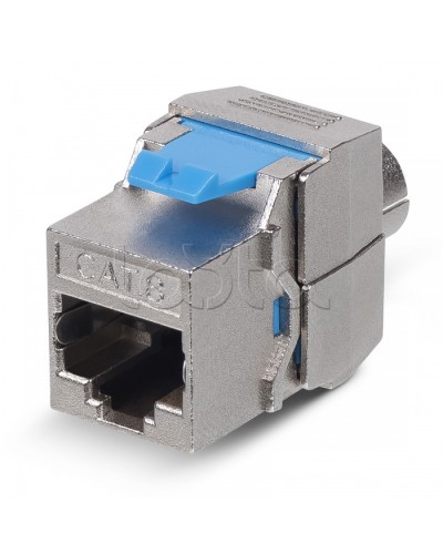 Вставка Keystone Jack RJ-45(8P8C) Cabeus KJ-RJ45-Cat.8-SH-180-Toolless в Назрани Модули Keystone Pintop.ru