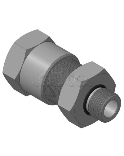 Кабельный ввод с резьбой G1/2 мм для прокладки кабеля в металлорукаве РЗ-ЦП-20, с уплотнением кабеля и проходным диаметром кабеля d=8-12 мм Спектрон КВМ-20/12-Н-G1/2 в Назрани Аксессуары для кабель-канала Pintop.ru