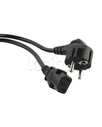 Кабель питания 5.0 м Hyperline PWC-IEC13-SHM-5.0-BK в Назрани Патч-корды и пигтейлы Pintop.ru