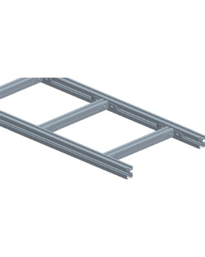 Лоток лестничный, прямая секция шириной 200 мм, алюминий (3 м) LANMASTER LAN-LTA200 в Назрани Кабельные лотки Pintop.ru