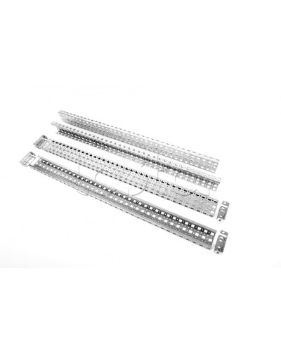 Шина монтажная 23х73 с держателем для шкафов EMS высота/ширина/глубина 1200 мм Elbox EMS-RM-73.23.1200 в Назрани Аксессуары для стоек и шкафов Pintop.ru