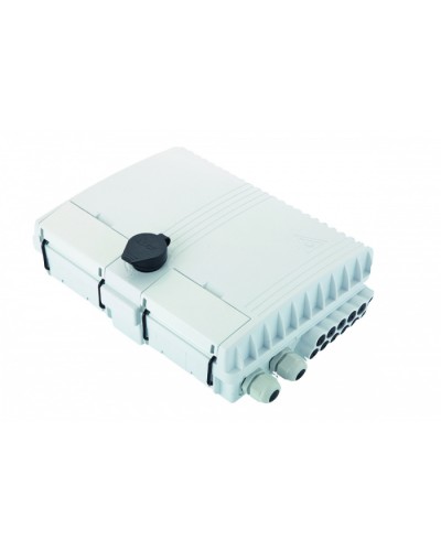 Бокс оптический настенный FTTx, IP65, 16 адаптеров, белый Eurolan (48P-00-16-65WT) в Назрани Проходные адаптеры и розетки оптические Pintop.ru