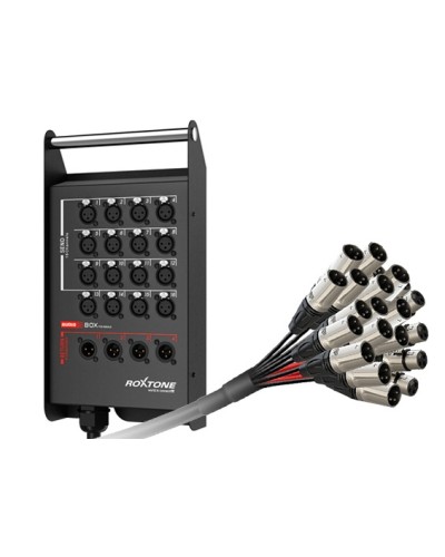 Кабель многожильный со сценической коробкой, с разъемами Roxtone+Neutrik ROXTONE STBN1604L35 в Назрани Аксессуары для СОУЭ Pintop.ru