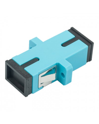 Адаптер оптический проходной SC-SC, OM3, симплекс (simplex), бирюзовый Datarex DR-540023 в Назрани Коммутационные изделия Pintop.ru