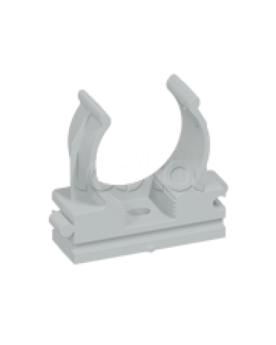 CFQ32 Держатель (клипса) для труб, для монтажного пистолета D32мм, цвет чёрн. (1уп=10шт) Экопласт (41532-10BL) в Назрани Держатели, клипсы, скобы Pintop.ru