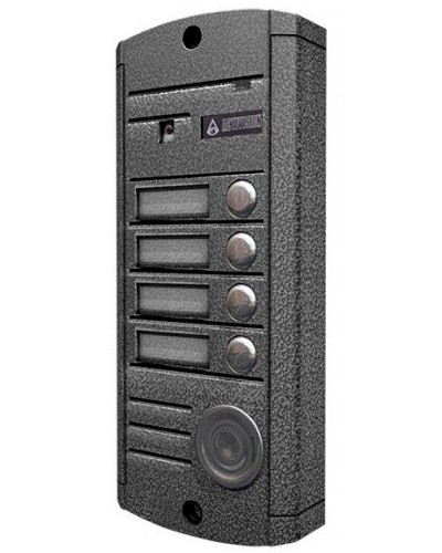 Видеопанель вызывная накладная цветная на 4 абонента Activision AVP-454 (PAL, антик) в Назрани Вызывные видеопанели малоабонентные Pintop.ru