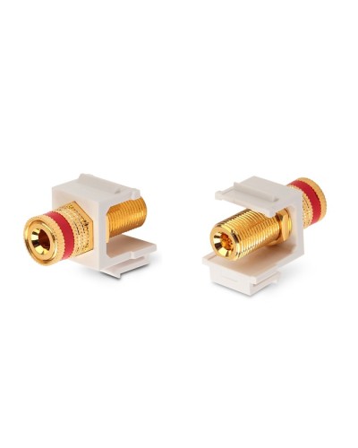 Вставка Hyperline (KJ1-BP/RD-HG-WH) в Назрани Коннекторы Pintop.ru