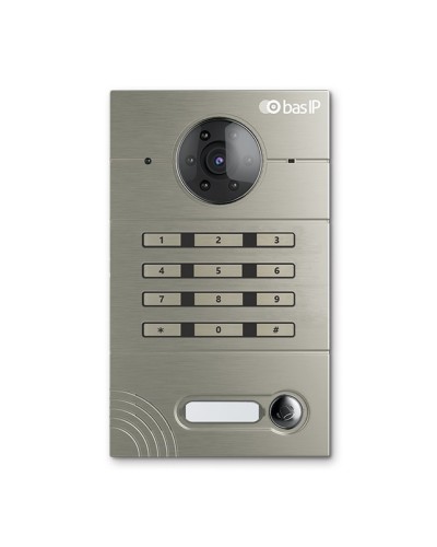 Панель вызывная BAS-IP AV-01KD GREY в Назрани Вызывные видеопанели малоабонентные Pintop.ru