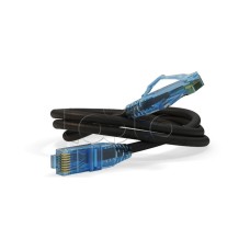 Патч-корд RJ45-RJ45, 4 пары, UTP, кат.6, LSZH (3м) Hyperline PC-LPM-UTP-RJ45-RJ45-C6-3M-LSZH-BK