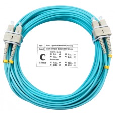 Шнур оптический duplex SC-SC 50/125 mm OM3 25м LSZH Cabeus FOP-50-SC-SC-25m