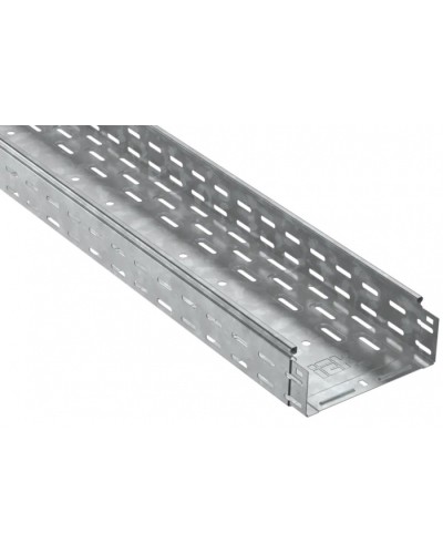 ESCA Лоток перфорированный 80х300х3000-1,0 HDZ IEK (CLP10-080-300-100-3-M-HDZ) в Назрани Кабельные лотки Pintop.ru