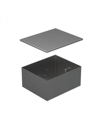 BOX/4 Металлическая коробка с крышкой для заливки в пол 159,6х133,6х75мм для люков 70040 Экопласт (70141) в Назрани Системы лючков и колонн Pintop.ru