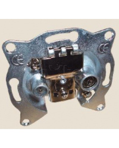 Механизм розетки TV+FM проходной LK60 Экопласт 865300-1 в Назрани Розетки компьютерные и телефонные Pintop.ru