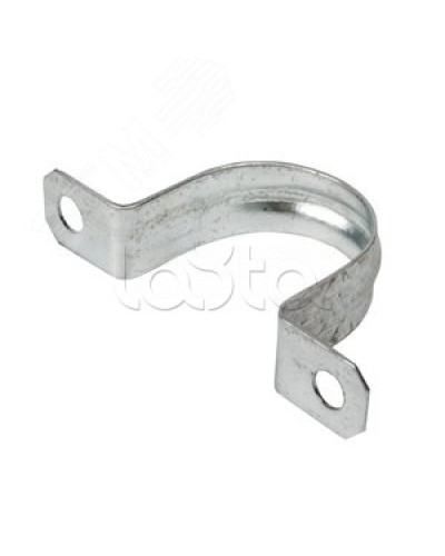Скоба металл.двухлапковая d38-40мм IEK (CMAT11-38-100) в Назрани Держатели, клипсы, скобы Pintop.ru