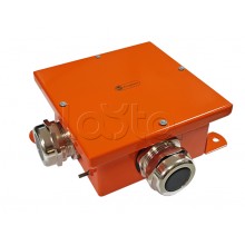 Экопласт SMB120 Коробка металл, огн. E-110, о/п,120х120х60, IP66, 4P, (1,5-4 мм2), оранж.
