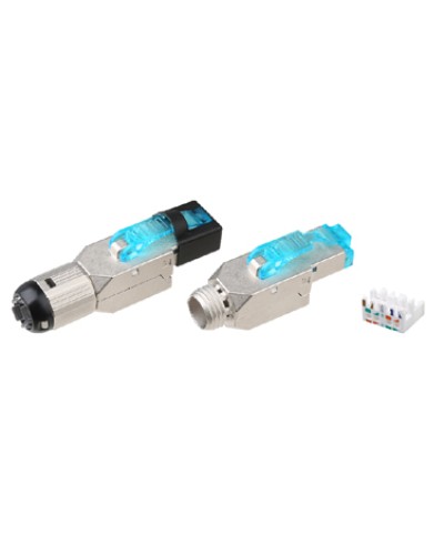 Разъем полевой оконцовки Hyperline PLUD-8P8C-S-C8-SH в Назрани Коннекторы и разъемы Pintop.ru