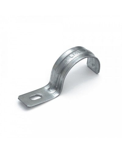 Скоба метал. однолапковая усиленная противопожарная СМОУ d31-32 мм (50шт/600шт уп/кор) Промрукав (PR13.02404) в Назрани Держатели, клипсы, скобы Pintop.ru