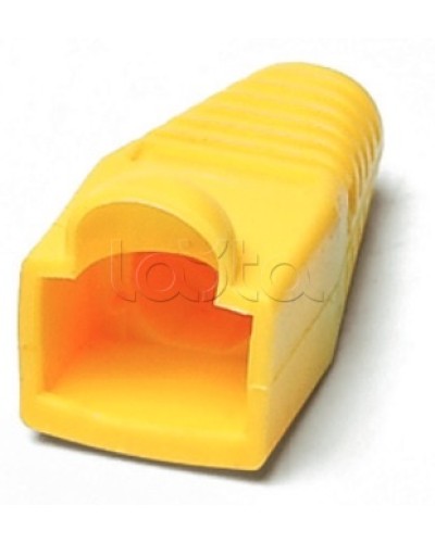 Колпачок изолирующий для разъемов RJ-45 желтый (10шт.) Hyperline BOOT-YL-10 в Назрани Коннекторы Pintop.ru