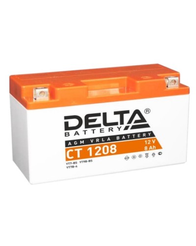 Аккумулятор АКБ 12 - 8 Delta CT 1208 в Назрани Электротехническое оборудование Pintop.ru