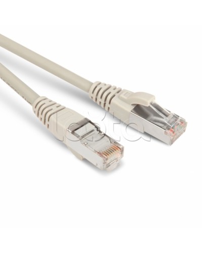 Патч-корд RJ45-RJ45, 4 пары, STP, кат.5е, LSZH (5м) Hyperline PC-LPM-STP-RJ45-RJ45-C5e-5M-LSZH-GY в Назрани Патчкорды (медные) Pintop.ru