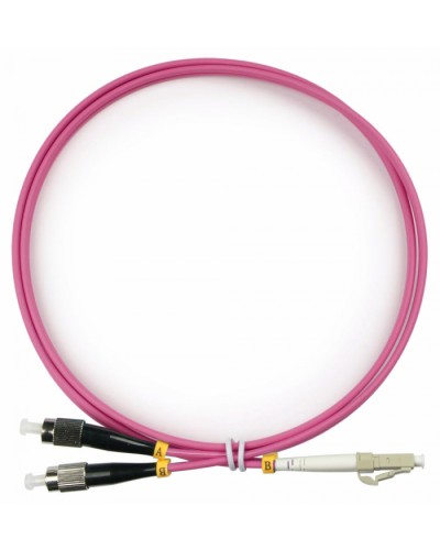 Шнур оптический duplex LC-FC 50/125 mm OM4 1,5м LSZH Cabeus FOP-50-OM4-LC-FC-1,5m в Назрани Патч-корды оптические Pintop.ru