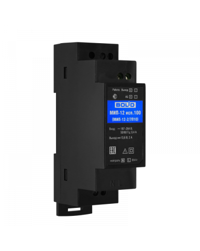 Модуль источника питания Болид МИП-12 исп.100 (МИП-12-2/7П10) в Назрани Охранно-пожарное оборудование Pintop.ru