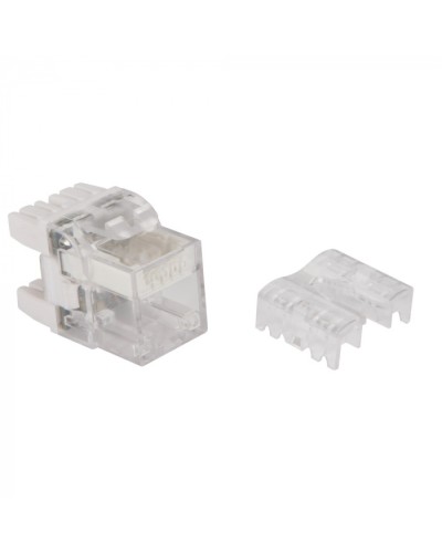 Модуль Keystone, RJ45, кат.6, UTP, 180 градусов, с индикатором, белый LANMASTER LAN-OKi45U6/180 в Назрани Коннекторы Pintop.ru