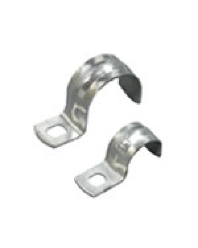 Экопласт (43708) - Скоба оцинкованная с одним отверстием, для трубы D8-9 мм в Назрани Крепежные изделия Pintop.ru