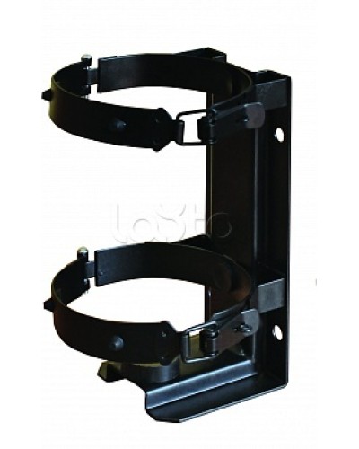 Кронштейн ПОЖТЕХНИКА КТХ-1+ на 2-х металлических хомутах(d110) для ОУ-1 ИНЕЙ в Назрани Аксессуары для огнетушителей Pintop.ru