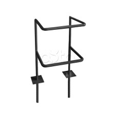 Ограждение стойки считывателя ОС-1 АЯКС, цвет черный, «под бетонирование» Магнито-контакт