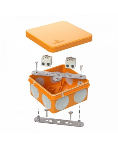 Коробка огнестойкая для о/п двухкомпонентная 60-0210-FR2.5-4 Е15-Е120 80х80х40 Промрукав (60-0210-FR2.5-4) в Назрани Огнестойкие кабельные линии Pintop.ru