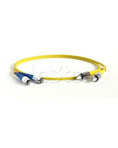 Патч-корд волоконно-оптический Hyperline FC-D2-9-LC/UR-SC/UR-H-1.5M-LSZH-YL в Назрани Патч-корды оптические Pintop.ru