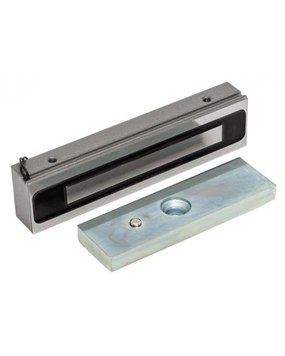 Электромагнитный замок AccordTec ML-200K-3 Premium Grey с планкой в Назрани Электромагнитные замки Pintop.ru