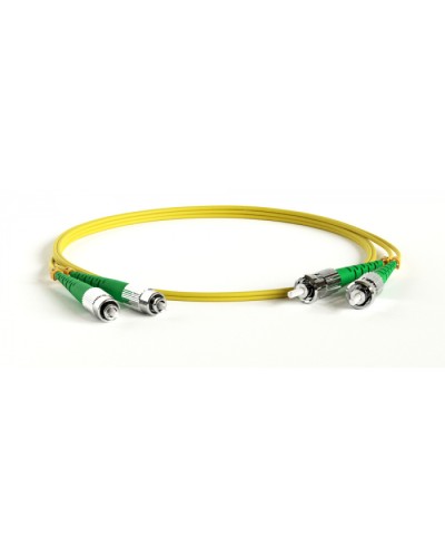 Патч-корд волоконно-оптический Hyperline FC-D2-9-LC/UR-ST/UR-H-50M-LSZH-YL в Назрани Патч-корды оптические Pintop.ru